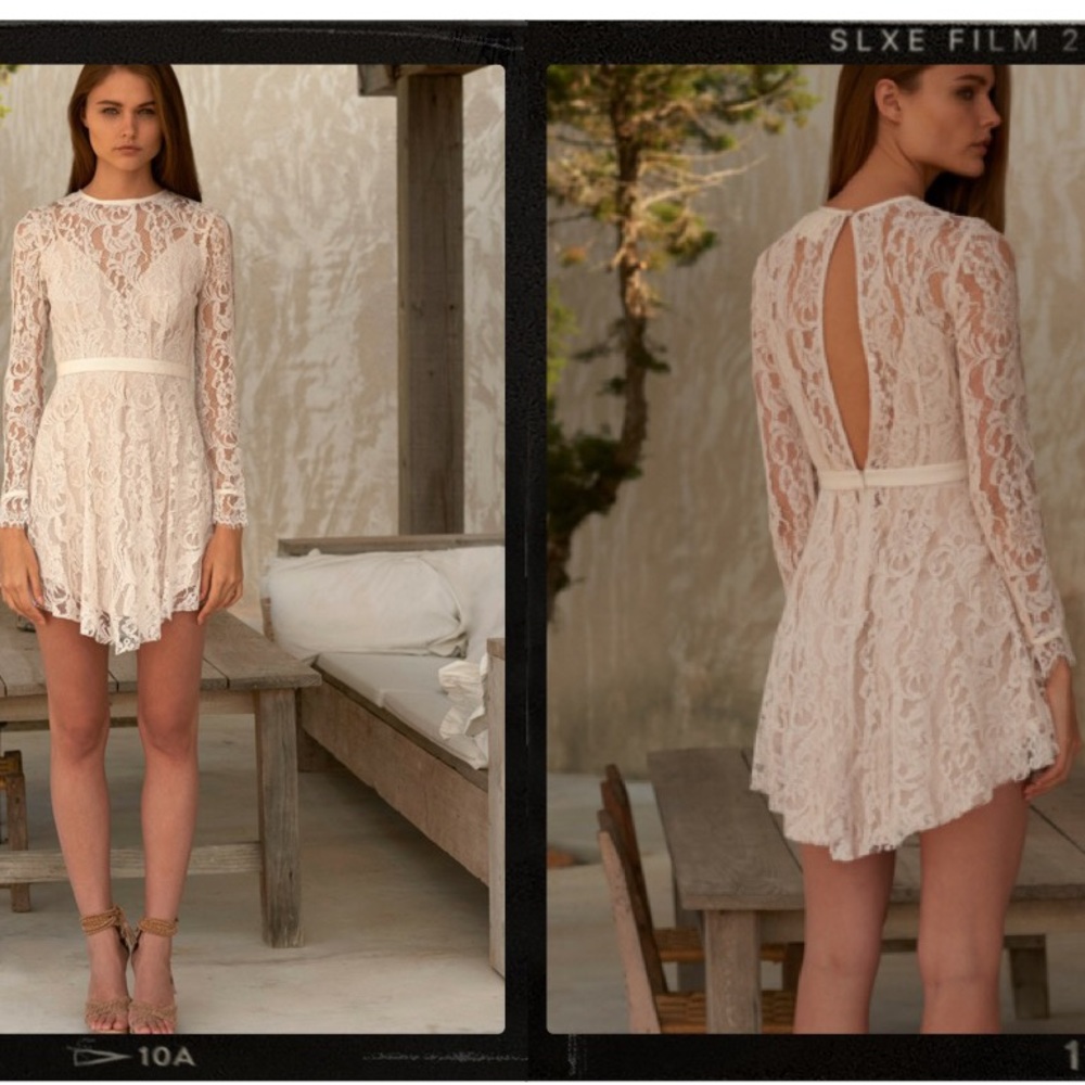The Jetset Diaries Voyage Lace Mini Dress